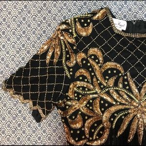 Vintage sequin blouse